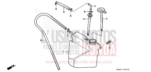 RESERVOIR DE RESERVE GL1500AV de 1997